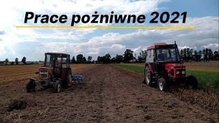 Prace pożniwne 2021 | Podorywka, Obornik, Agregatowanie, Poplon | Zetor i Ursus w akcji ;)