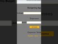How to create Budgeting App using HTML CSS Javascript #html #css #javascript #budgetingapp #howto