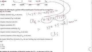 Hepatic clearance assignment part I