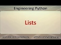 Engineering Python 05C: Lists