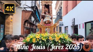 4K Salida Procesional  Niño Jesús de la Virgen del Carmen (Jerez 2025)