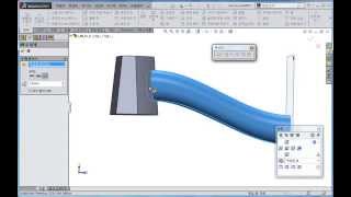 Solidworks 2014 동영상강좌 DVD ::: 57강 로프트보스,로프트컷,로프트곡면 탄젠트면병합, 로프트닫기, 안내곡선영향유형