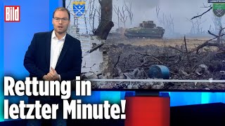 Bradley-Panzer verhindert Russen-Durchbruch | BILD-Lagezentrum