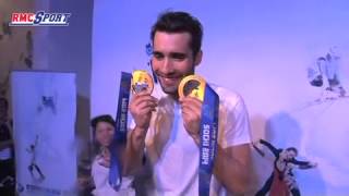 JO Sotchi / Martin Fourcade au Club France - 14/02