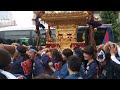 築地　波除稲荷神社　つきじ獅子祭２０１５　築波渡御　水神社大神輿　その７　２０１５．６．１３