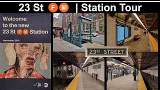 ⁴ᴷ Subway Tour | Re-built 23 St (F/M) Station