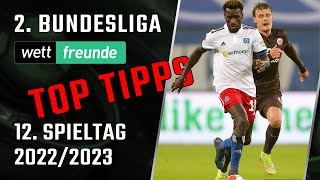 2. Liga Prognose - 12. Spieltag 2022/23 👉 Top Tipps & Vorschau