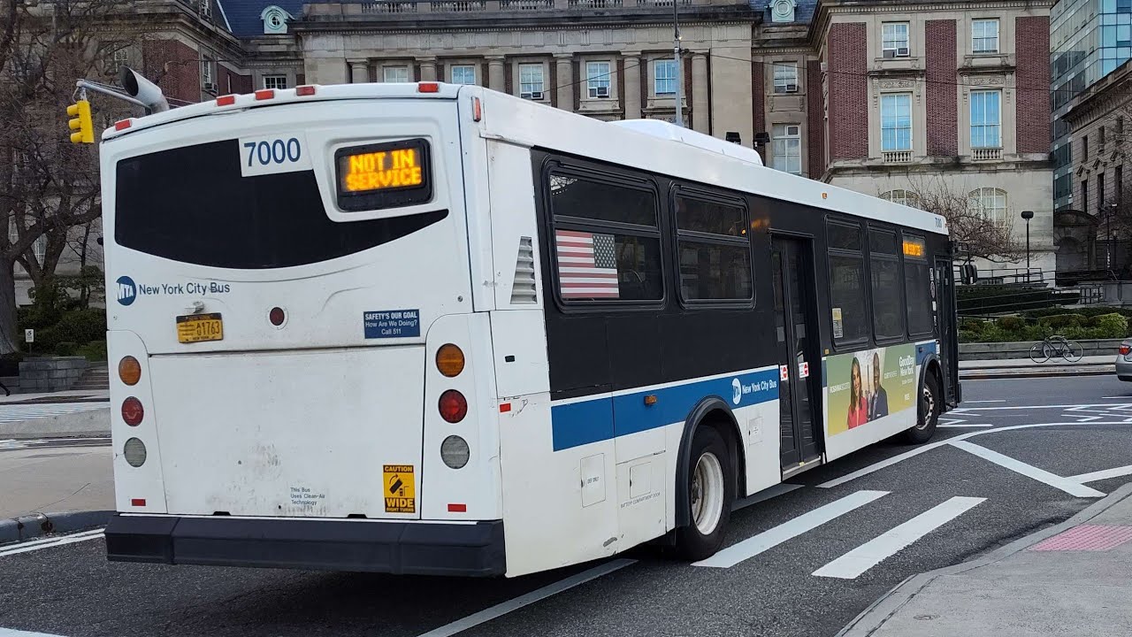 MTA NYCT Bus: 2011 Orion VII 3G EPA10 #7000 NIS Leaves The St. George ...