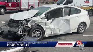 LaFourche parish dangerous intersection