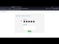 Creating a Simple Star Rating using JavaScript Tutorial Demo