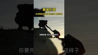 事緩則圓任何事情不要急著去應對 #國學智慧 #傳統文化#悟人生之道 #認知覺醒