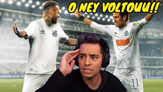 CORINGA REAGINDO A NEYMAR VOLTANDO PARA O SANTOS