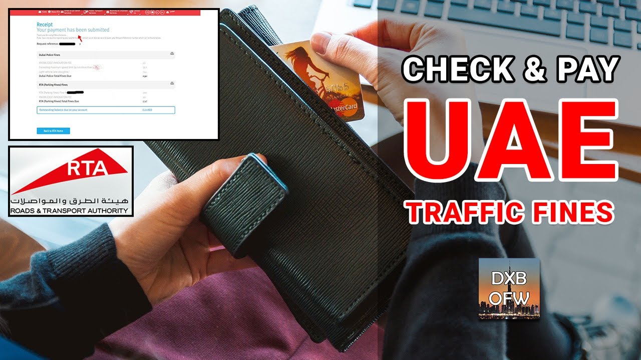 How To Check And Pay UAE Traffic Fines Online - YouTube