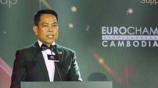 Mr. Sorn Seap, gave a speech at The 8th PropertyGuru Cambodia Property Awards 2023.