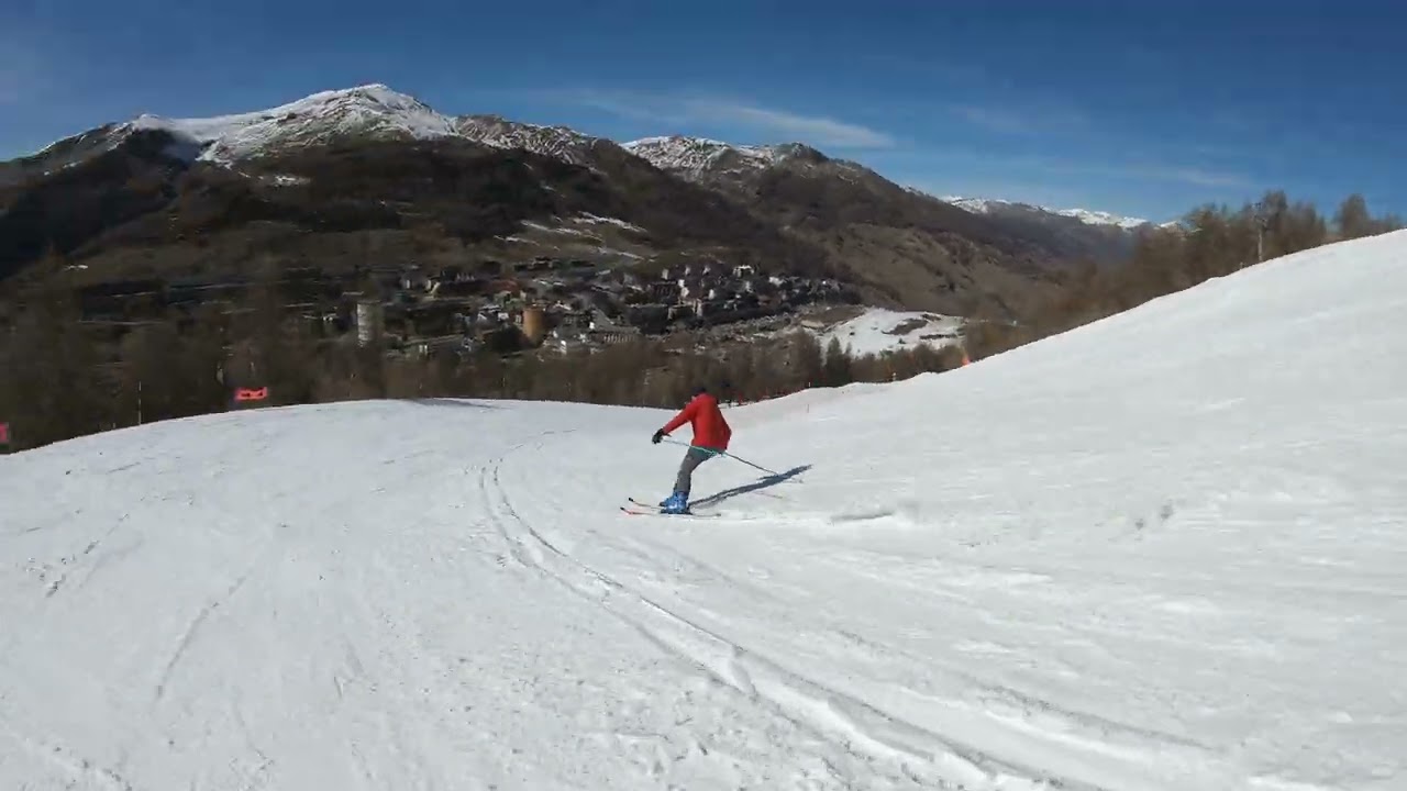 Vialattea:Piste 1 + 1 Bis Sestriere - YouTube