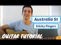 Australia Street (Sticky Fingers) EASY Guitar Tutorial // Guitar Lesson