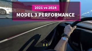 2024 vs 2021 Tesla Model 3 Performance - Drag Race