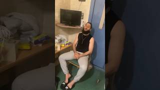 Akhi Ayman shows off his prison cell