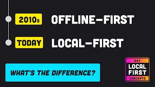Local First Vs Offline First In 100 Seconds