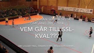 Highlights: Örebro Innebandy vs Åby IBK - Sista omgången - Allsvenskan Södra 2013/14