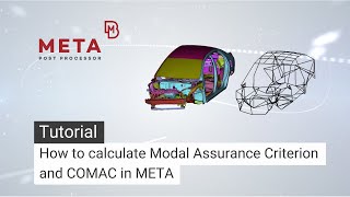 How to calculate Modal Assurance Criterion (MAC) and COMAC in META