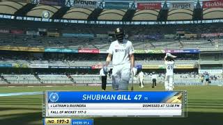 Shubman Gill Out full video || Ind vs NZ highlights || Ind vs Nz 2test Day 3 Highlights