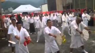 2014年 阿治古神社例大祭 鹿島踊り