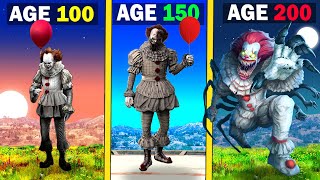 Surviving 200 YEARS As PENNYWISE in GTA 5 (GTA 5 MODS)