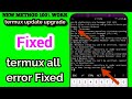 Termux repository is under maintenance or down / termux repository not found