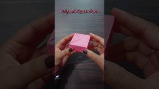 Quick Origami Square Box: Easy Paper Storage in Seconds 📦✨