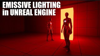 Emissive Materials used for Lighting in Unreal Engine 5.1