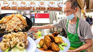 Singapore Street Food! Hong Lim Market HAWKER Centre - Street Food Tour of Chinatown Singapore 2022!