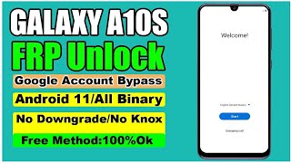 A10s U8 Frp Bypass 2021 | Frp Bypass Samsung A10s Android 11 | Google Account Lock A107F U8 U9 2021