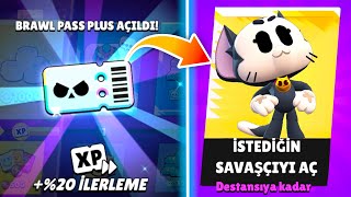 SIFIR HESAPTA BRAWL PASS PLUS AÇTIM | TÜM ÜCRETSİZ YOL ve ÖDÜLLERİ TOPLADIM - Brawl Stars