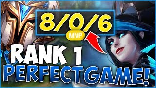 Rank 1 Challenger Evelynn Not so Perfect "Perfect" Game - League of Legends