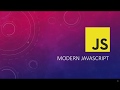 Intro // Modern JavaScript