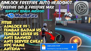 REGEDIT VIP AIMLOCK 99% TERBARU SPECIAL 450 MEMBER 🤩‼️ FF ORI \u0026 FF MAX ANTI BANNED ANTI SERVER CHEAT