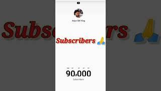 90000 Subscribers 🙏 Thank you for all of you. #youtube #youtubeshorts #vlog #video #viral