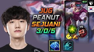 피넛 정글 세주아니 서리불꽃 여진 - Peanut Sejuani Jungle vs Graves - 롤 KR 12.11