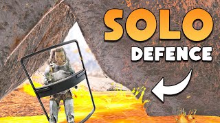 DEFENDING My Hidden Solo LAVA Rathole In ARK