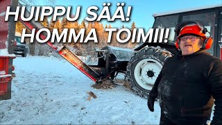 Klapien tekoa Turaukin kanssa huippu säässä!