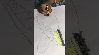 WRECKING BALL CRANE DRAWING FOR KIDS ! HOW TO DRAW WRECKING BALL CRANE  ! WRECKING BALL CRANE !