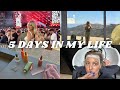 5 DAYS IN MY LIFE-- morgan wallen concert, checking on new house, new hair, shooting with dae hair!