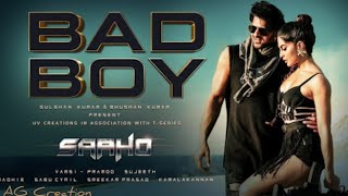 Saaho - Bad Boy Song |Prabhas |Jacklin Fernandez |BADSHAH |Neeti Mohan
