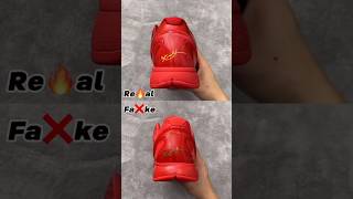 Real Vs Fake Kobe 6 Protro Reverse Grinch #shorts #sneakerhead #viral