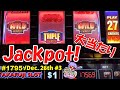 JACKPOT! Max $27 Blazing 777 Triple Double Jackpot Wild slot machine Pechanga