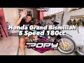 Review Honda Grand Bismillah 180cc kepunyaan Popy Garage