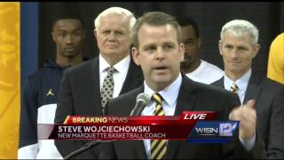 RAW: Marquette introduces new basketball coach