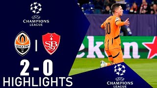 Shakhtar Donetsk vs Stade Brestois 2-0 Highlights | UEFA Champions League 2024/2025