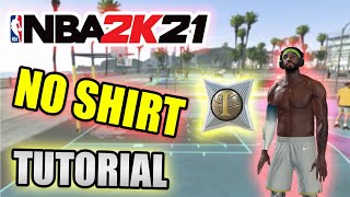How To Take Your Shirt Off  in NBA 2K21